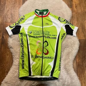 GSG Cycling Jersey Mens XS Zip Front Bike Technical Gear Shirt Made In‎ Italy
